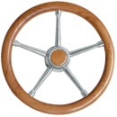 A Steuerrad Polyurethan weich teakho/VAStahl 350mm