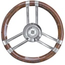 C Steuerrad kubisches Bruyere/VA-Stahl 350 mm