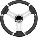 Steuerrad schwarze Krone 350 mm