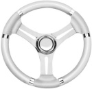 Steuerrad weiße Krone 350 mm