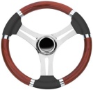 Steuerrad Mahagoni-Krone 350 mm
