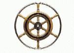 Ruder m. VA-Stahl-Außenring 42 cm