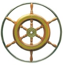 Ruder m. VA-Stahl-Außenring 52 cm