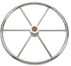 6-Speichensteuerrad VA-Stahl,hochglanzpol. 700 mm