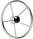 5-Speichensteuerrad VA-Stahl 380 mm