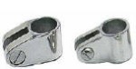 Gabelgelenk, abgewinkelt AISI316 f. Rohre Ø 22 mm