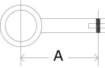 Gabelgelenk Abstand 73 mm