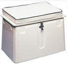 Behälter-Deckung aus GFK, weiß 59x43x37H cm