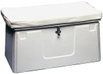 Behälter-Deckung aus GFK, weiß 80x40x37H cm