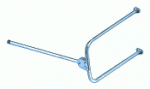 Zweisitzer m. klappbarer Rücklehne 90x40 cm