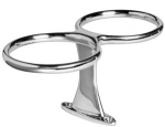 Glas-Halter einfach AISI 316 m. Schrauben