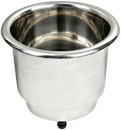 VA-Stahl Glasshalter Drainageloch