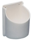 Glas-Dosenhalter PVC, weiß 100 mm Ø 72 mm