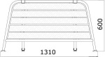 Heck-Badeplattform 1310 mm