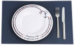 Anti-rutsch Tischset blau