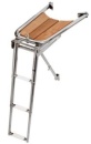 Bugspriet AISI 316/Teak m. Leiter, 3 Stufen