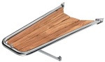 Bugspriet AISI 316/Teak simple Ø 32 mm