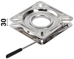 Drehbare Basis aus VA-Stahl + Schnappriegel
