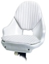 Compact Schalensitz Polyethylen, weiß m.Kissen