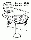 Schalensitz aus Polyethylen