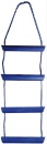 Nylonseil-Strickleiter blau 10 Polycarbonat-Stufen