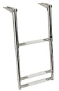 Teleskopbadeleiter, breit AISI316 3-stufig