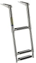 Teleskopbadeleiter large AISI316 3-stufig schwarz