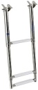 Teleskopleiter untere Badeplattform AISI316 3-stuf