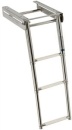 Teleskopleiter, klappbar stand. AISI316 3-stufig