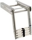 Teleskopleiter, klappbar stand. AISI316 4-stufig