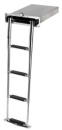 Badeleiter, ausziehbar AISI316 4 breiten Stufen