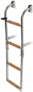 Badeleiter AISI316/Iroko 4 Stufen