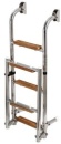 Badeleiter AISI316/Iroko 5 Stufen