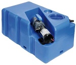 Schmutzwassertan m.Zerhacker horizontal 60 l 12 V