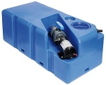 Schmutzwassertan m.Zerhacker horizontal 80 l 12 V