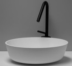 Rundes Washbecken aus Ocritech, weiß Ø 300 mm