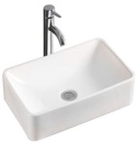 Waschbecken aus weißem Porzellan 350 x 300 mm