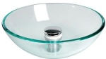 Rundbecken aus Glas 280 mm