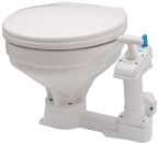 Manuelle Toilette groß Kunstst.Toilettenbrille
