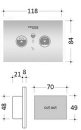 SFT Bedienpanel f. TECMA elektrische Bordtoiletten