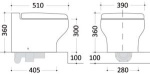 TECMA elektr. Toilette Silence Plus 2G Short 12 V