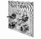 Schalttafel f. hydraulisches Trimmklappenpaar