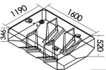 Treibstofftank 767 l