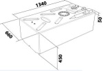 Treibstofftank PE Benzin/Diesel 315 l