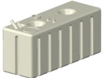Treibstofftank aus Polyethylen, vernetzt 336 l