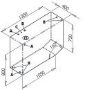 Trinkwassertank 390 l recht
