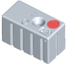 Horizontaler fester Frischwassertank, modular 247l