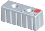 Horizontaler fester Frischwassertank, modular 343l