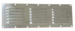Lüftungsgitter VA-Stahl pol.+Fliegengitter 116x340