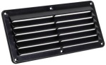 Nylon-Lüftungsgitter, schwarz 125x260 mm